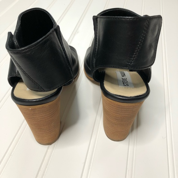 Steve Madden Nonstp leather peep toe booties - Picture 4 of 8